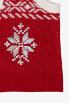 Red 33 Degrees Ugly Christmas Vest (2010s)