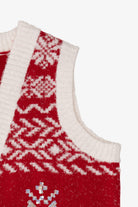 Red 33 Degrees Ugly Christmas Vest (2010s)