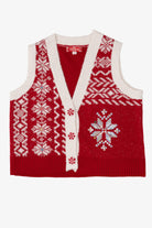 Red 33 Degrees Ugly Christmas Vest (2010s)