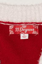 Red 33 Degrees Ugly Christmas Vest (2010s)