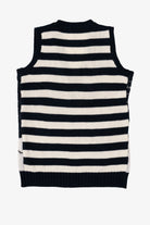 Navy Blue No Boundaries Santa Stuck Ugly Christmas Vest (2010s)