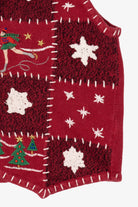 Vintage Red Erika Ugly Christmas Vest (2000s)