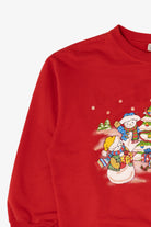 Vintage Red Basic Editions Bears Ugly Christmas Sweatshirt (1990s)