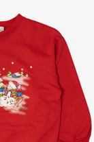 Vintage Red Basic Editions Bears Ugly Christmas Sweatshirt (1990s)