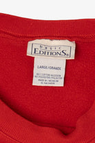 Vintage Red Basic Editions Bears Ugly Christmas Sweatshirt (1990s)