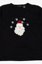 Vintage Black K.B Collection Santa Ugly Christmas Pullover (2000s)