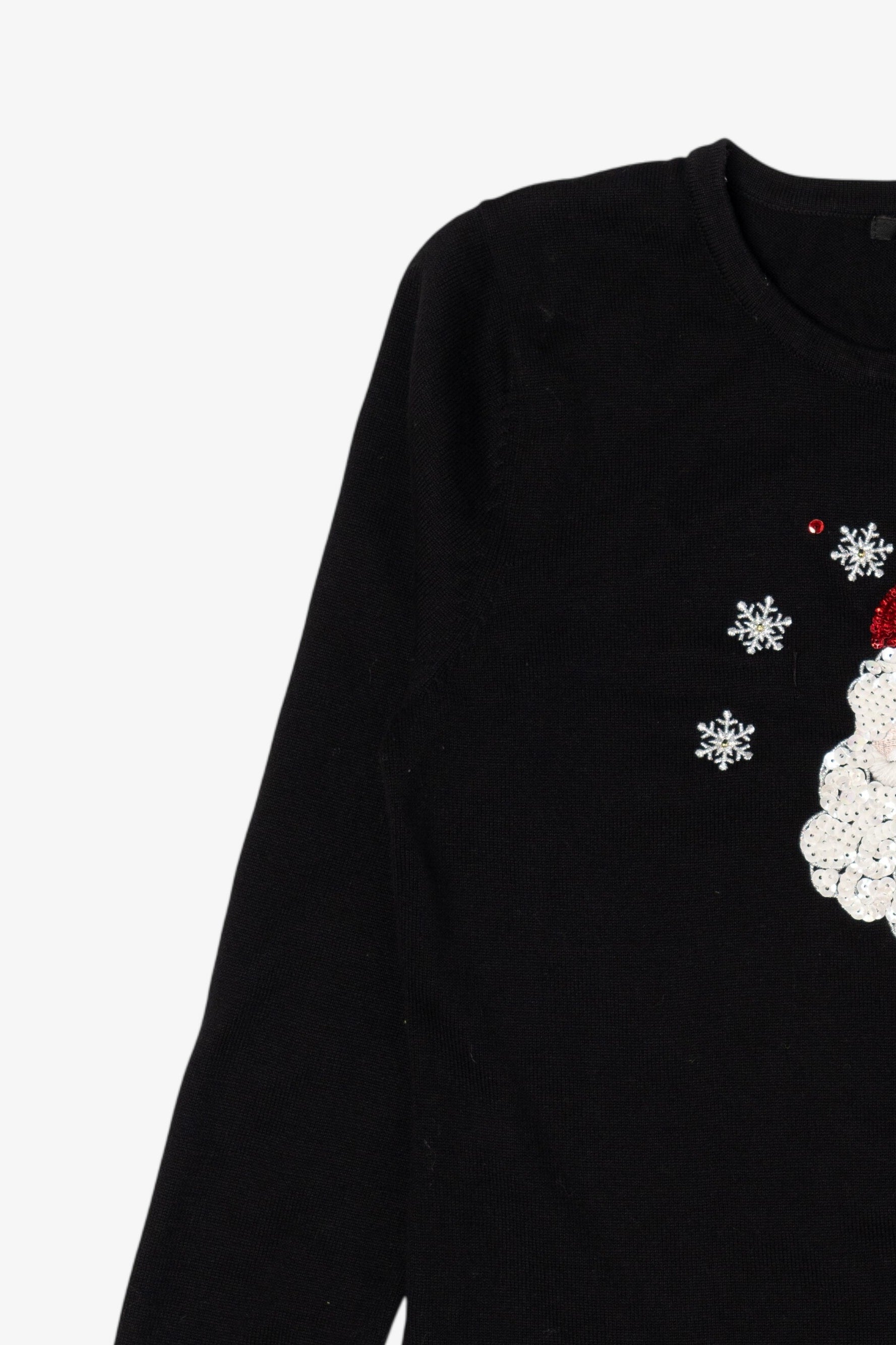 Vintage Black K.B Collection Santa Ugly Christmas Pullover (2000s)