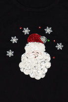 Vintage Black K.B Collection Santa Ugly Christmas Pullover (2000s)