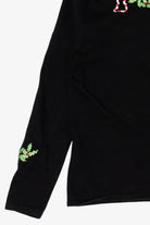 Vintage Black Studio Joy Candy Canes Ugly Christmas Pullover (2000s)