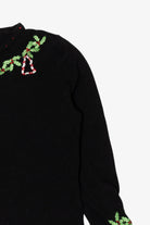 Vintage Black Studio Joy Candy Canes Ugly Christmas Pullover (2000s)