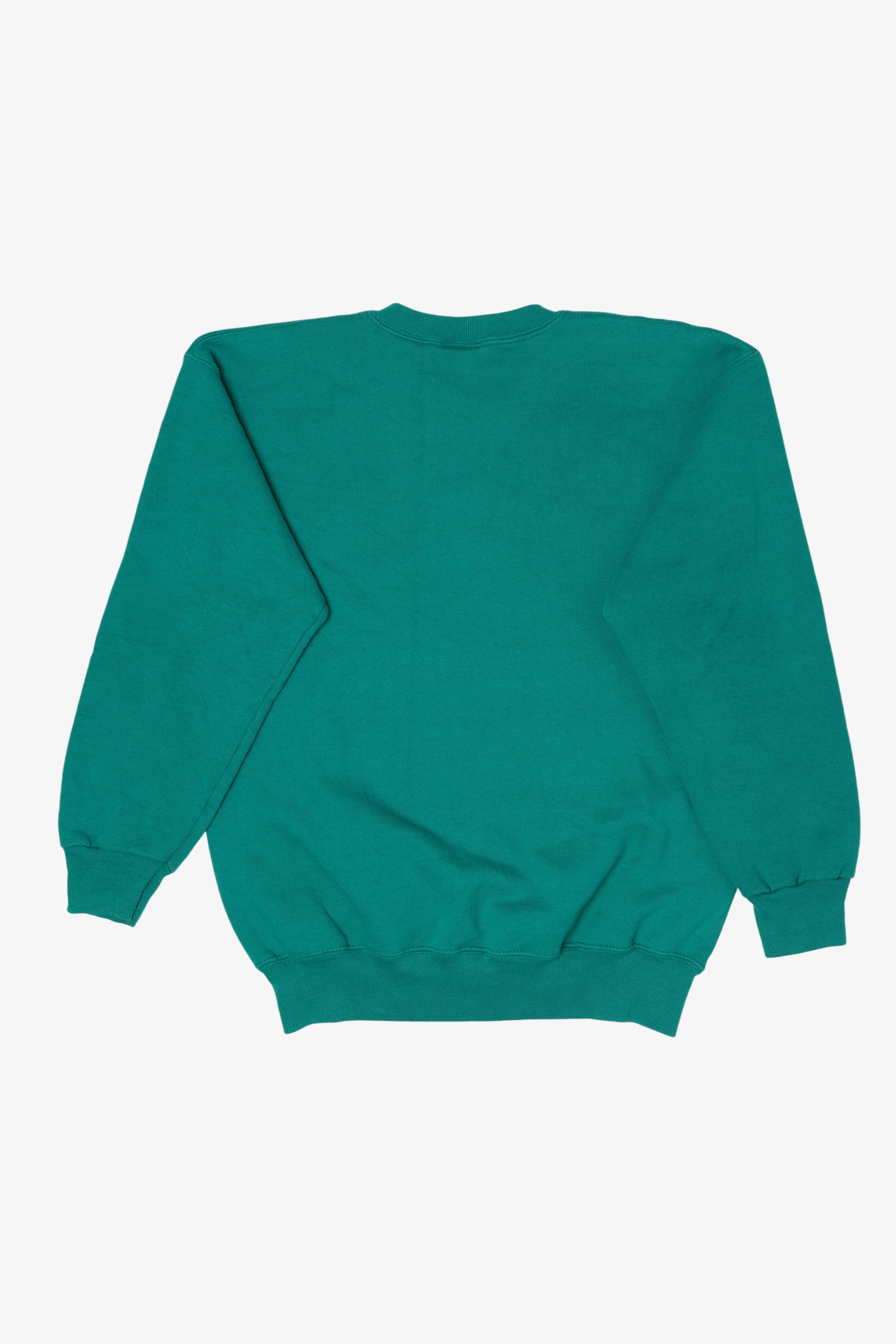 Vintage Teal Lee "Merry Christmas" Ugly Christmas Sweatshirt (2000s)