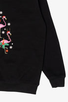 Vintage Black King Universal Flamingos Christmas Sweatshirt (2000s)