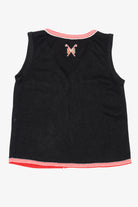 Vintage Black Snowman Ugly Christmas Vest (1990s)