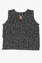 Vintage Dark Gray Santa Ugly Christmas Vest (2000s)