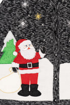Vintage Dark Gray Santa Ugly Christmas Vest (2000s)