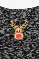 Vintage Dark Gray Santa Ugly Christmas Vest (2000s)