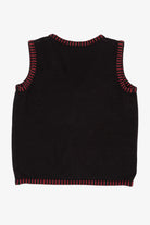 Vintage Black Holiday Editions Stockings Ugly Christmas Vest (2000s)