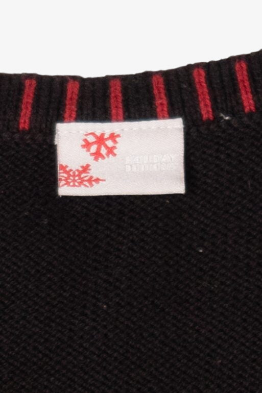 Vintage Black Holiday Editions Stockings Ugly Christmas Vest (2000s)