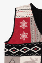 Vintage Black Cricket Lane Collection Ugly Christmas Vest (1990s)