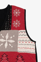 Vintage Black Cricket Lane Collection Ugly Christmas Vest (1990s)