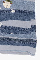 Vintage Blue Tribeca Studio Snowmen Ugly Christmas Vest (1990s)