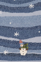 Vintage Blue Tribeca Studio Snowmen Ugly Christmas Vest (1990s)
