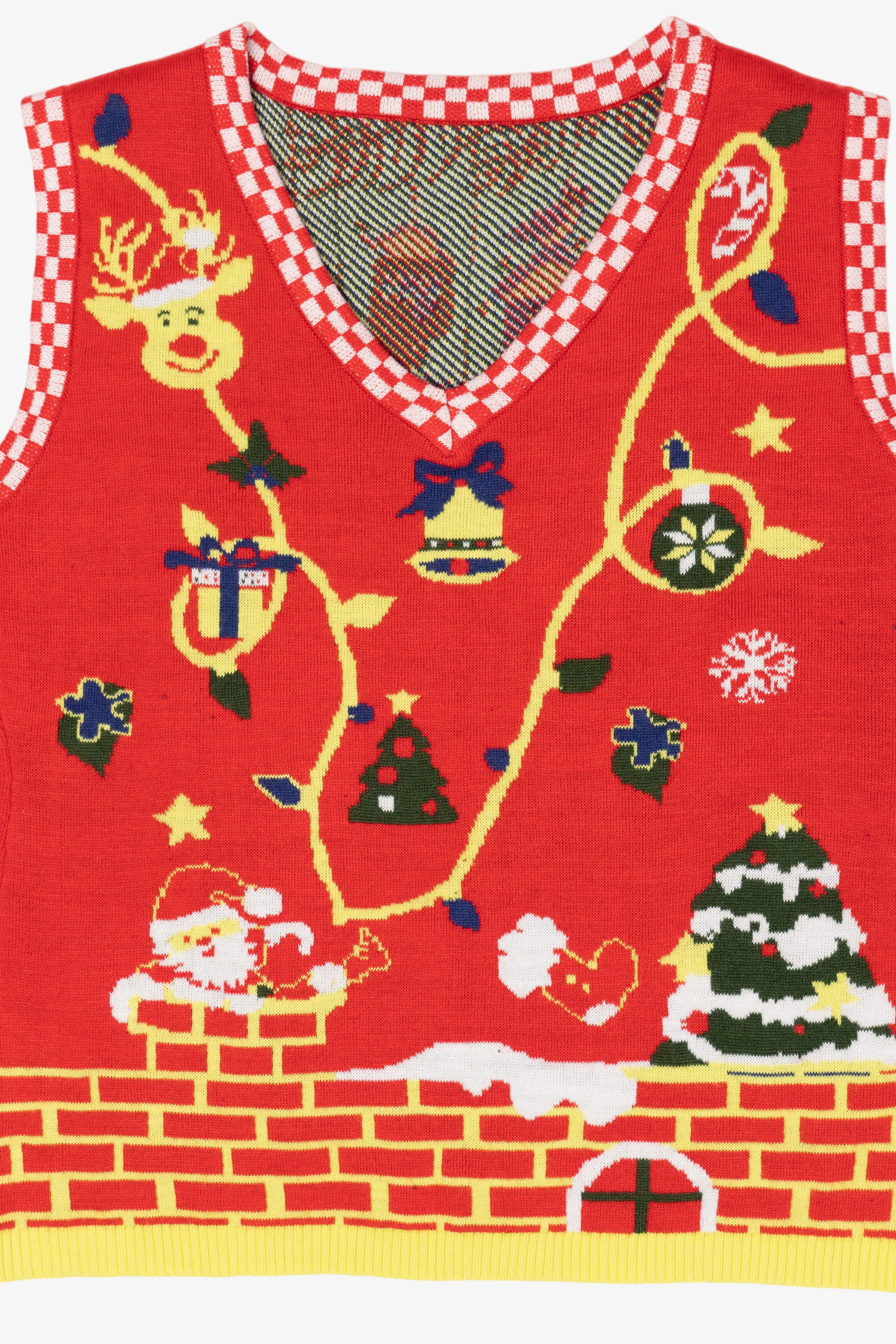 Red Festive Ugly Christmas Vest (2010s)