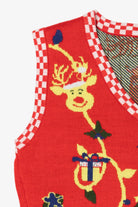 Red Festive Ugly Christmas Vest (2010s)