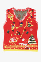 Red Festive Ugly Christmas Vest (2010s)