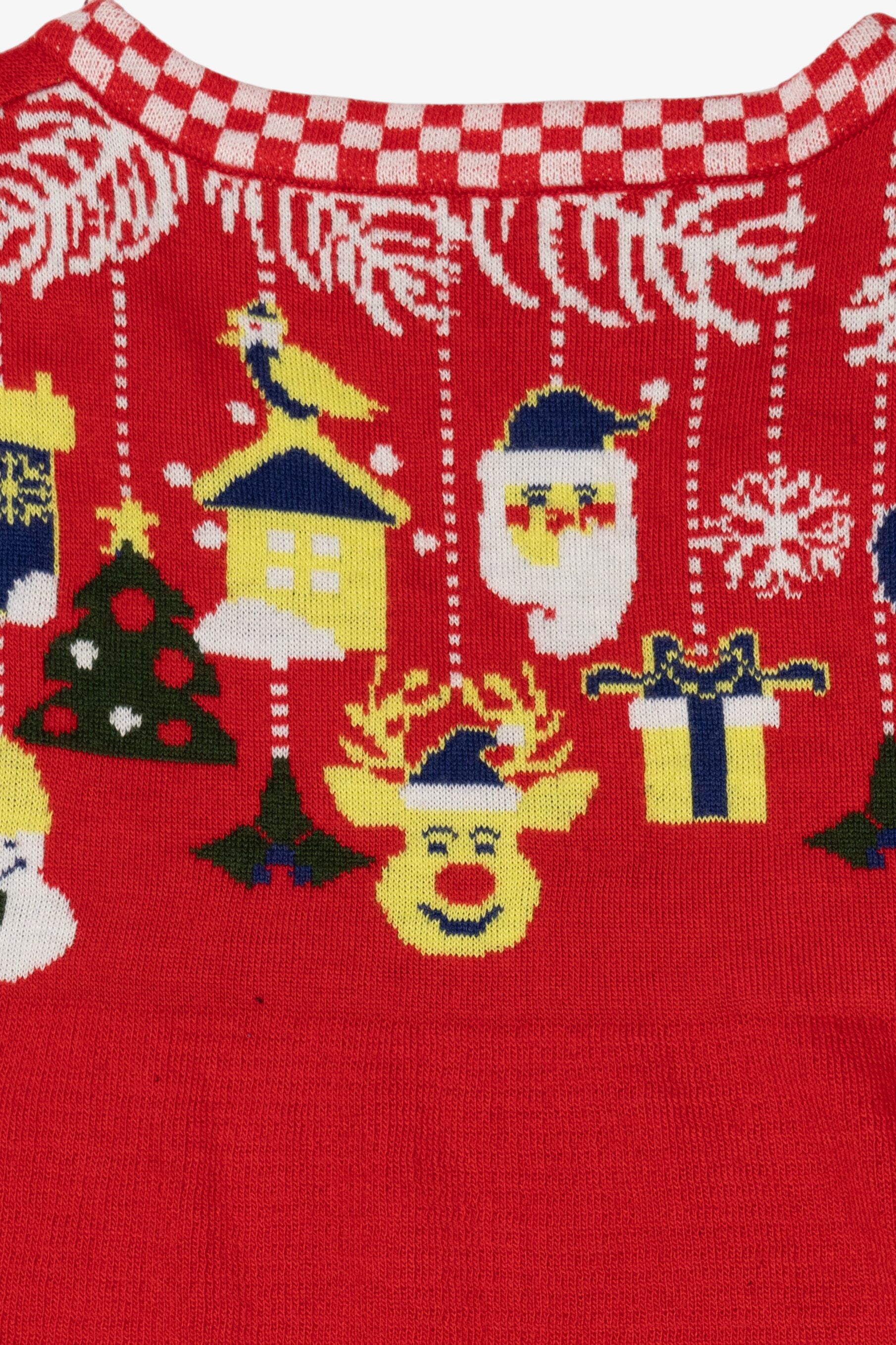 Red Festive Ugly Christmas Vest (2010s)