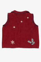 Vintage Red Northcrest Ugly Christmas Vest (1990s)