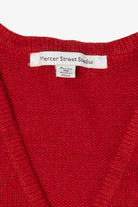 Vintage Red Mercer Street Studio Santa Ugly Christmas Vest (1990s)