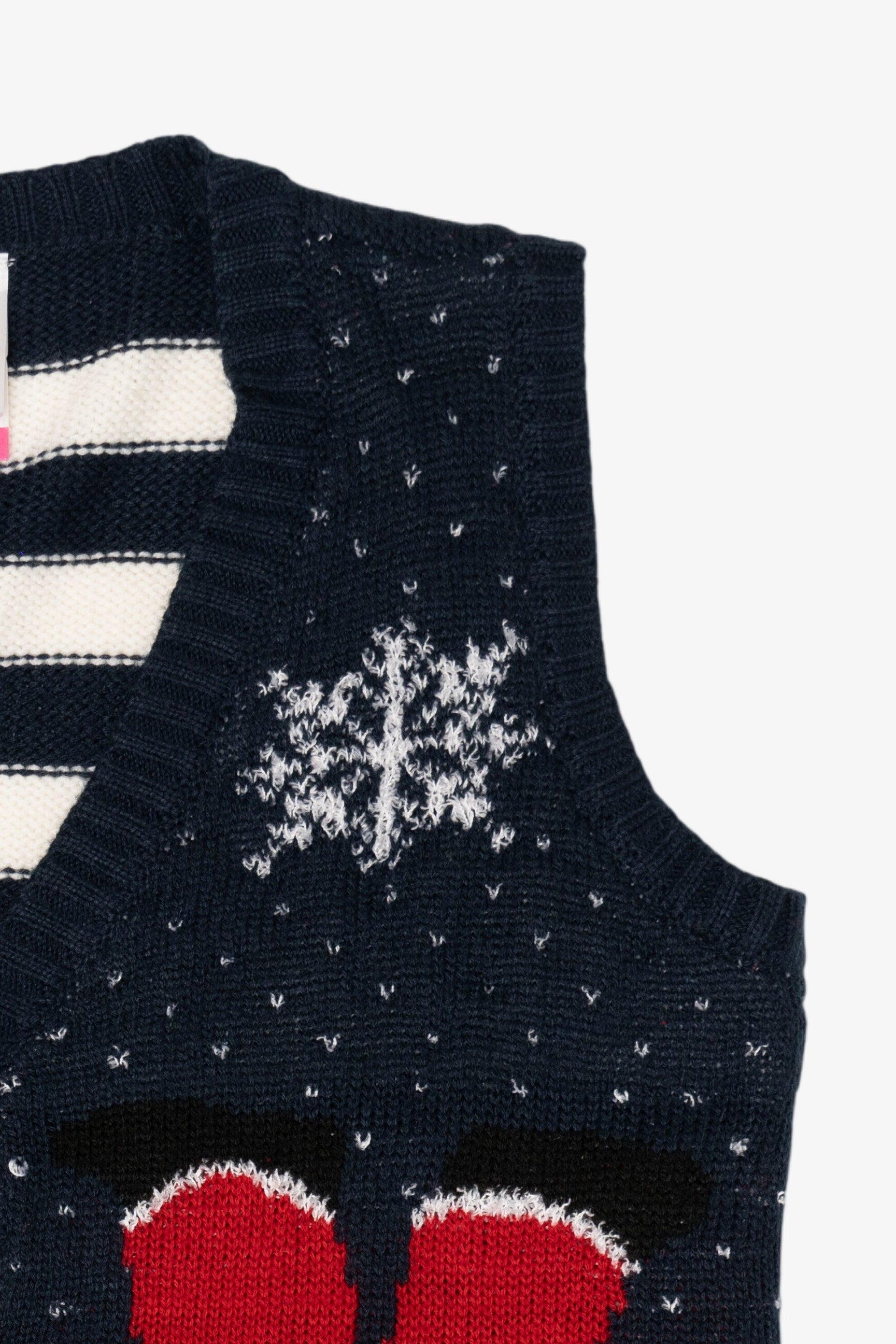 Navy Blue No Boundaries Santa Ugly Christmas Vest (2010s)