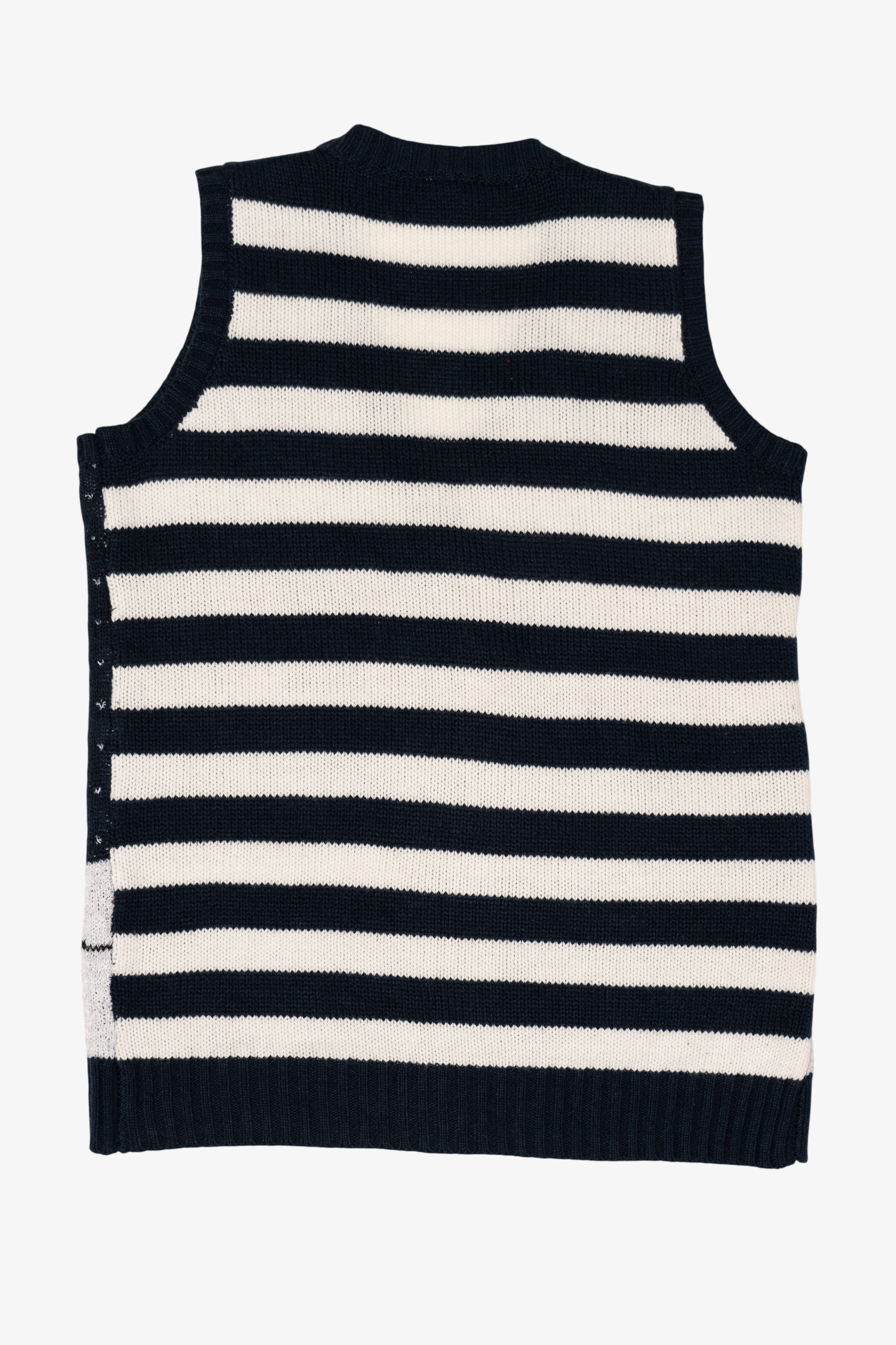 Navy Blue No Boundaries Santa Ugly Christmas Vest (2010s)