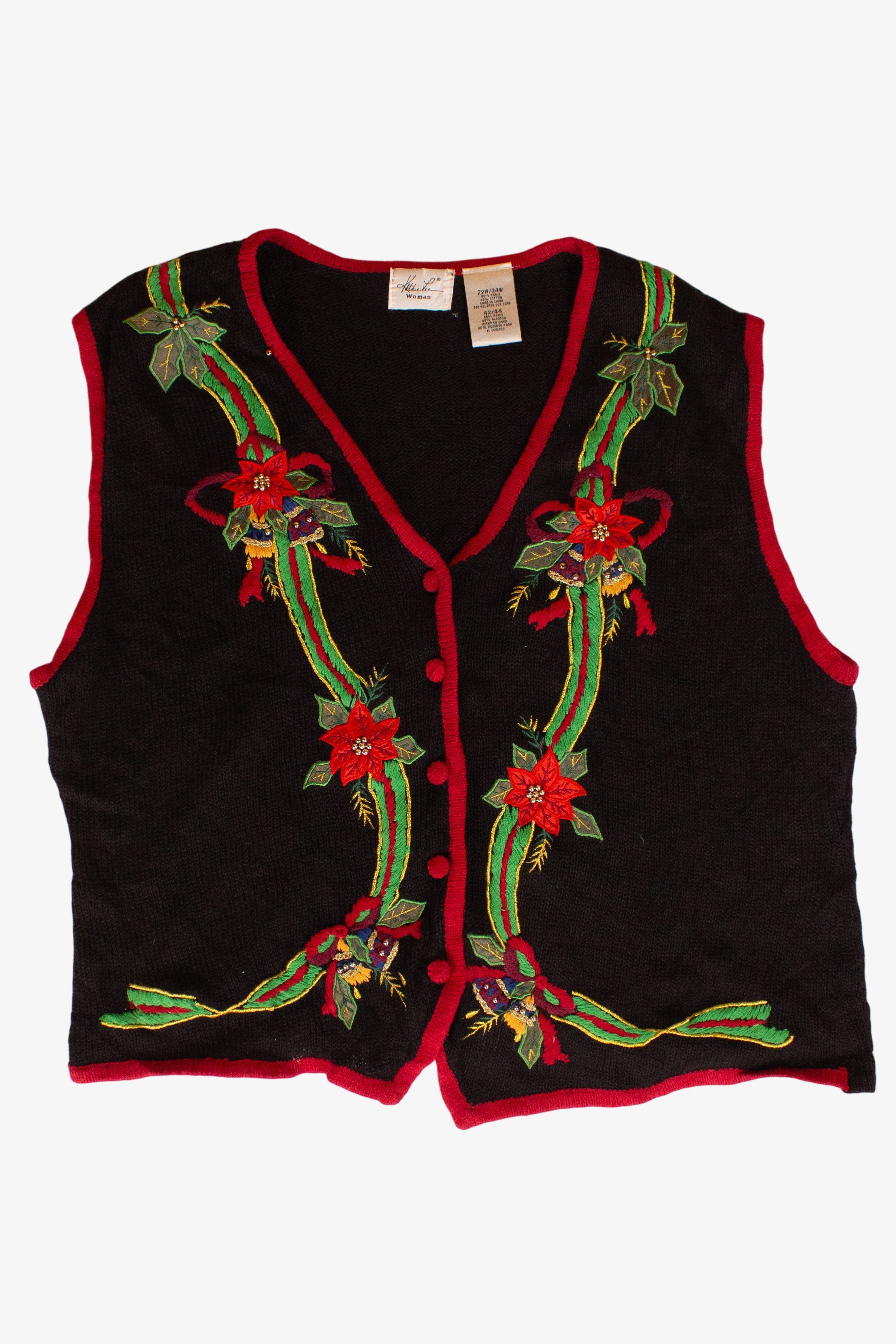Kathie Lee Ugly Christmas Vest (1990s)