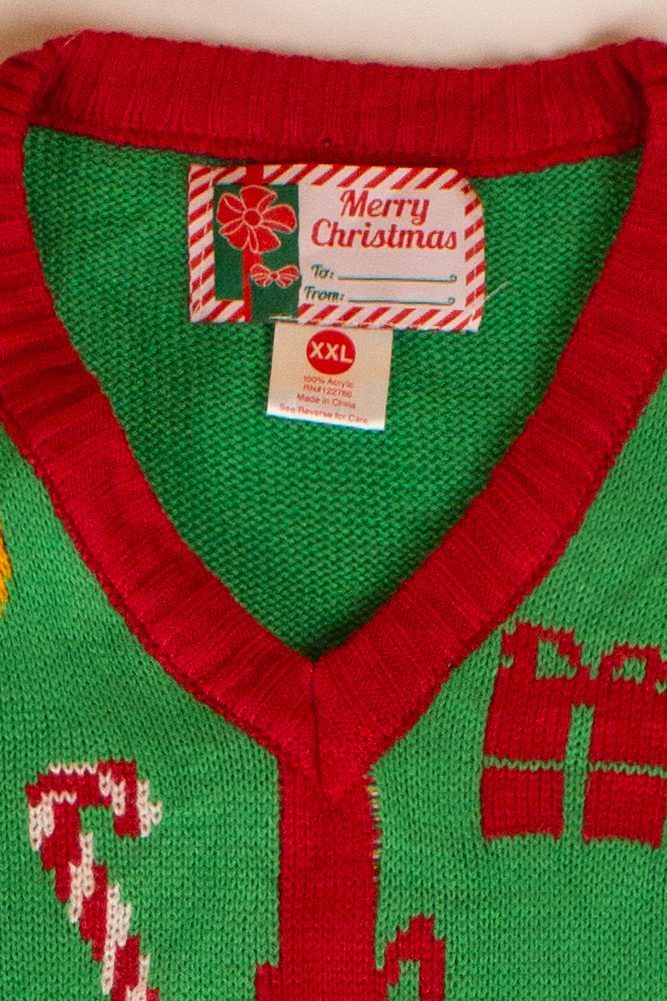 Green Presents Ugly Christmas Vest (2020s)
