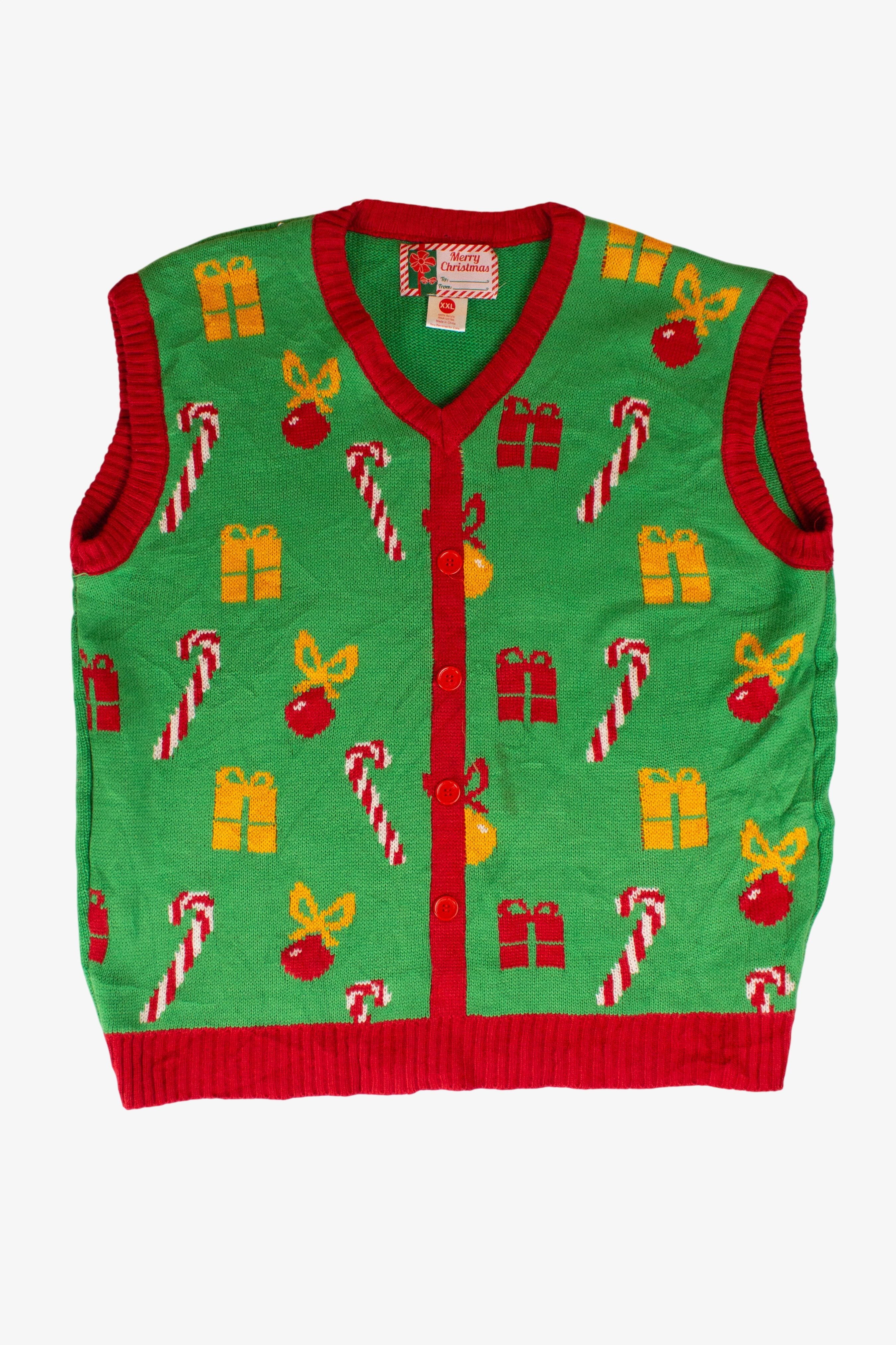 Green Presents Ugly Christmas Vest (2020s)