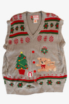 Gray Bears Ugly Christmas Vest (2020s)