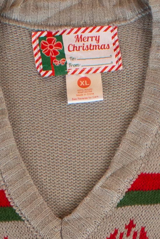 Gray Bears Ugly Christmas Vest (2020s)