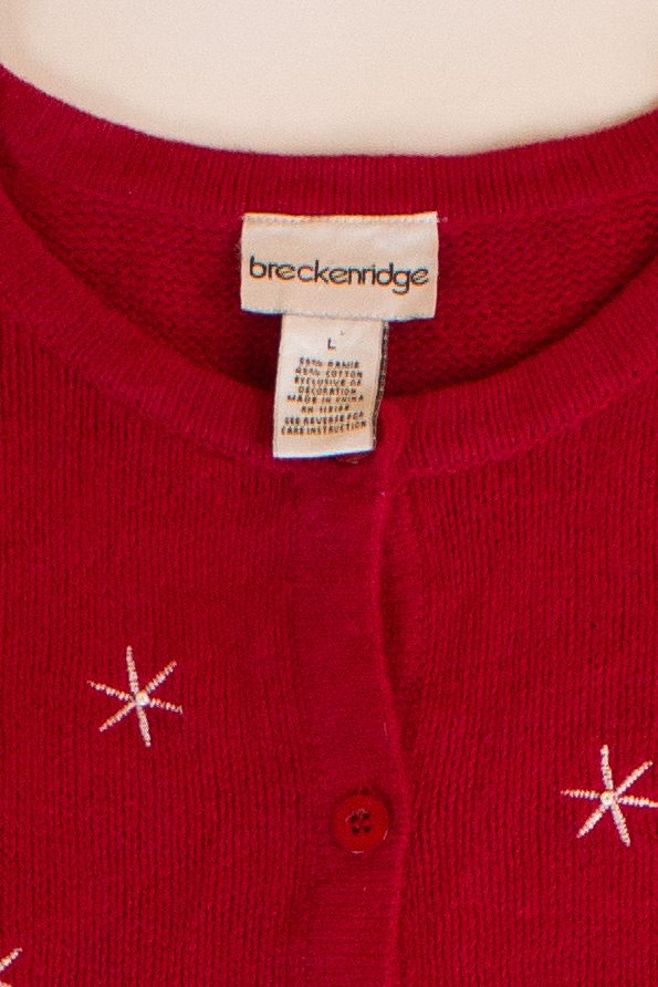 Red Breckenridge Ugly Christmas Vest (2000s)