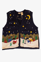 Vintage Bobbie Brooks Ugly Christmas Vest (1990s)