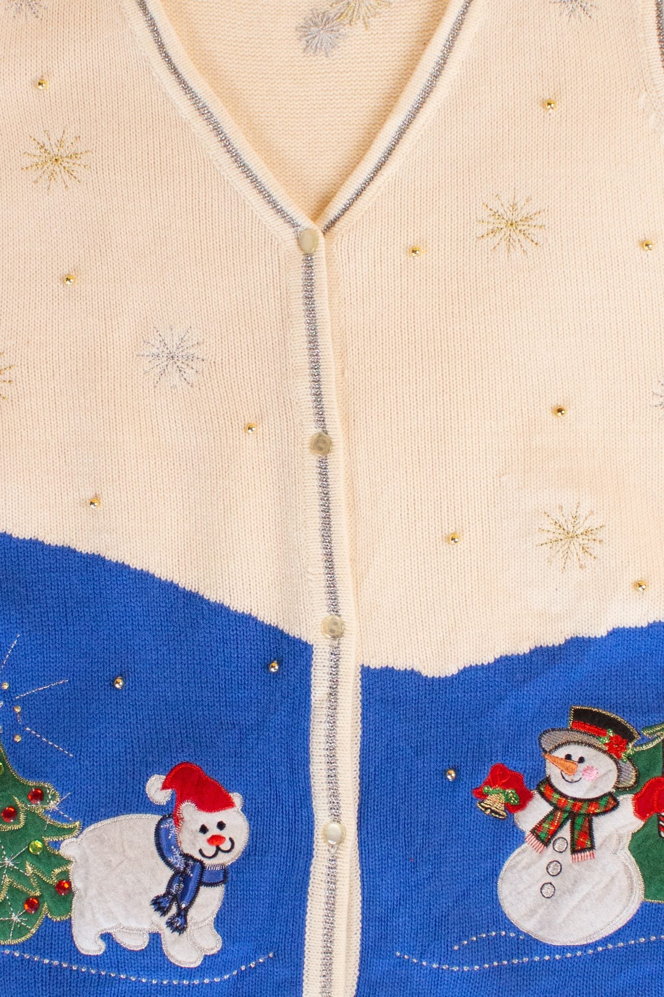 White Stag Snowdog Ugly Christmas Vest (2010s)