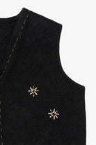 Vintage Black Woolrich Snowmen Ugly Christmas Vest (1990s)