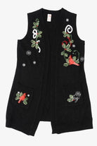 Vintage Black Holiday Time Cardinals Ugly Christmas Vest (2000s)