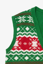 Green Carbon Ugly Christmas Vest (2010s)