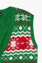 Green Carbon Ugly Christmas Vest (2010s)