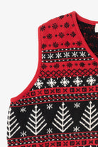 Vintage Red Elisabeth Ugly Christmas Vest (1990s)