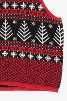 Vintage Red Elisabeth Ugly Christmas Vest (1990s)