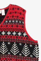 Vintage Red Elisabeth Ugly Christmas Vest (1990s)