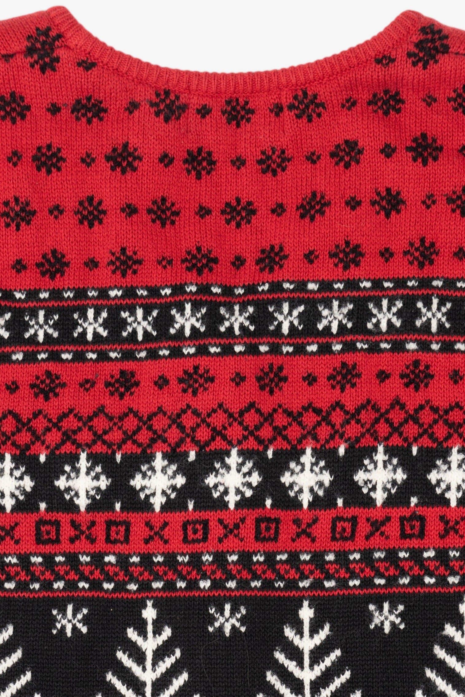 Vintage Red Elisabeth Ugly Christmas Vest (1990s)